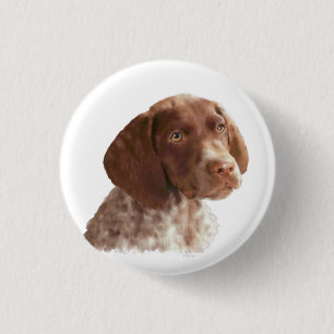 German Shorthair Puppy Ronde Button 3,2 Cm