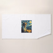 German Shorthaired Pointer 2 Chien Mignon Hallowee (Serviette de bain)