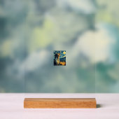 German Shorthaired Pointer 2 Cute Dog Halloween Ja Acryl Bord (Neutraal)