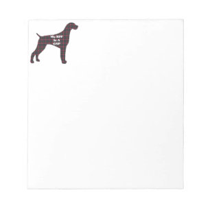 GERMAN SHORTHAIRED POINTER BFF NOTITIEBLOK