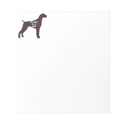 GERMAN SHORTHAIRED POINTER BFF NOTITIEBLOK (Voorkant)