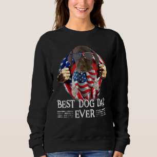 German Shorthaired Pointer Dad American Flag 4th O Trui