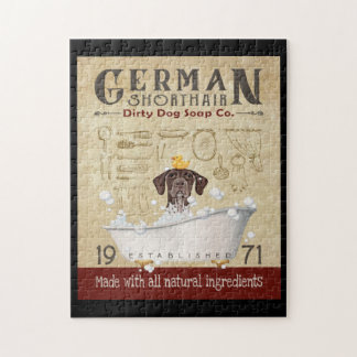 German Shorthaired Pointer Dog Bath Soap Company Legpuzzel