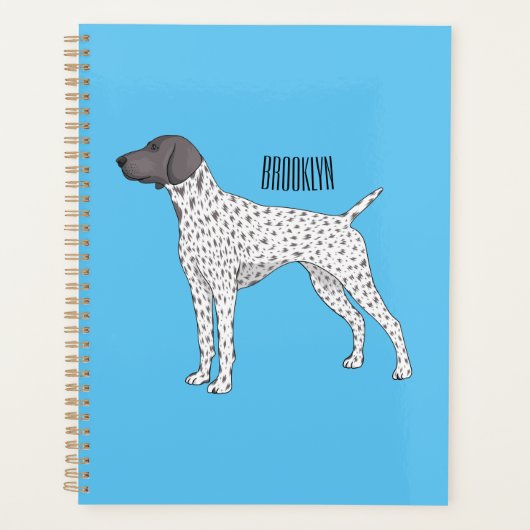 German Shorthaired Pointer dog cartoon (Devant)
