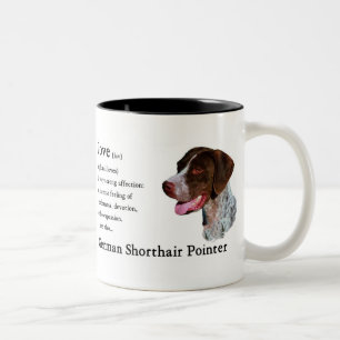 German Shorthaired Pointer Gifts Tweekleurige Koffiemok