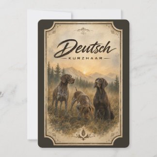 German Shorthaired Pointer - Jachtcollectie Kaart