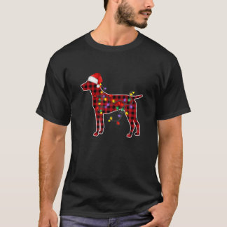 German Shorthaired Pointer Kerstpyjamas Famil T-shirt