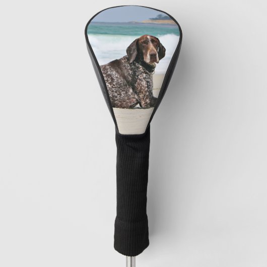 German Shorthaired Pointer - Luke - Riley Golfheadcover (Voorkant)