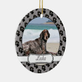 German Shorthaired Pointer - Luke - Riley Keramisch Ornament (Rechts)
