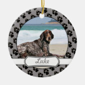 German Shorthaired Pointer - Luke - Riley Keramisch Ornament (Voorkant)
