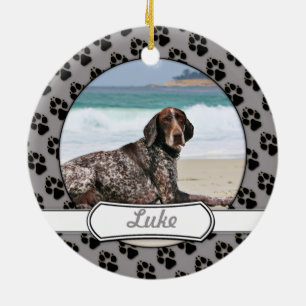 German Shorthaired Pointer - Luke - Riley Keramisch Ornament