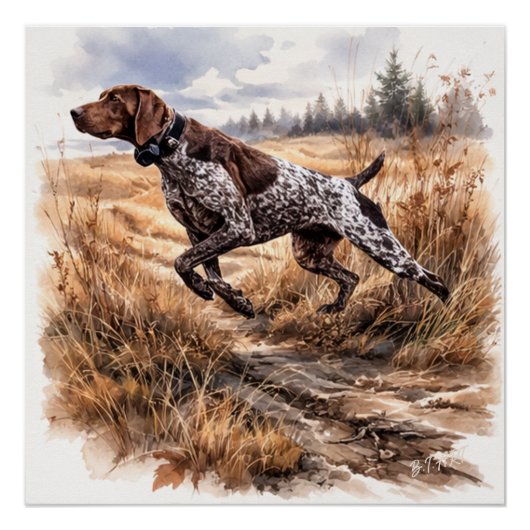  German Shorthaired Pointer  Perfect Poster (Voorkant)