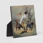 German Shorthaired Pointer Plaque Fotoplaat (Voorkant)