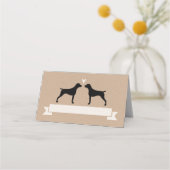 German Shorthaired Pointer Silhouettes Wedding (Voorkant)