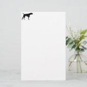 German Shorthaired Pointer Stationery Briefpapier (Staand voorkant)
