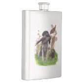 German Shorthaired Pointer    Sticker Paper Plates Flacon (Rechts)