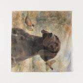  German Shorthaired Pointer  Wandkleed (Voorkant (horizontaal))