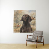  German Shorthaired Pointer  Wandkleed (In situ)