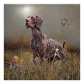 German Shorthaired Pointers  Foto Afdruk (Voorkant)