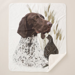 German Shorthaired Pointers (GSP) Briefkaart Koffi Sherpa Deken