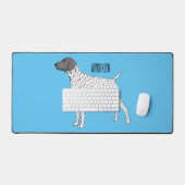 German Shorthred Pointer dog (Clavier et souris)