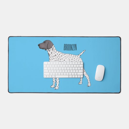 German Shorthred Pointer dog (Clavier et souris)