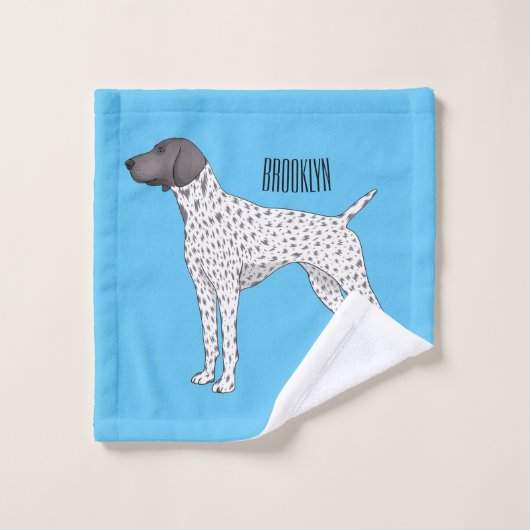 German Shorthred Pointer dog (Gant de toilette)