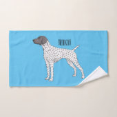 German Shorthred Pointer dog (Serviette à main)