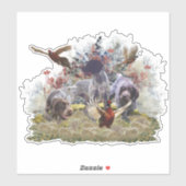 German Wirehaered Pointer Sticker (Vel)