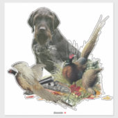German Wirehaered Pointer Sticker (Vel)