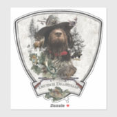 German Wirehaered Pointer Sticker (Vel)