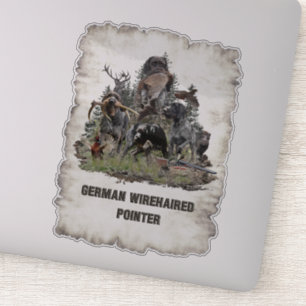 German Wirehaered Pointer Sticker