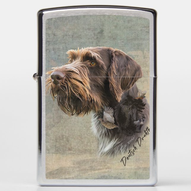 German Wirehaire Pointer (Voorkant)