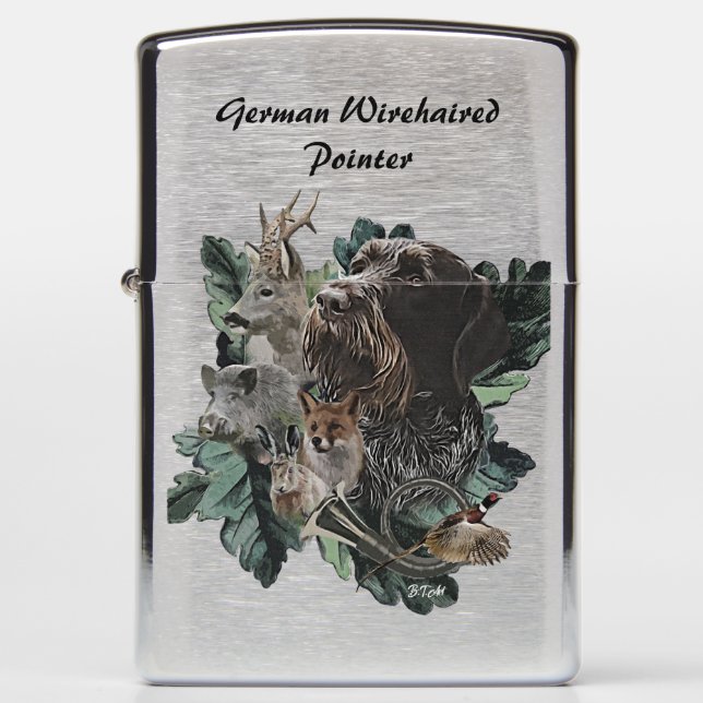 German Wirehaire Pointer (Voorkant)