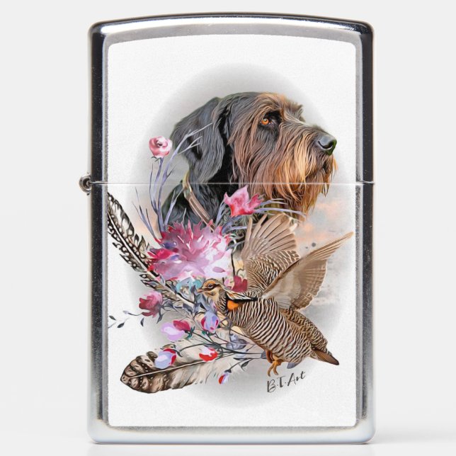 German Wirehaire Pointer (Voorkant)