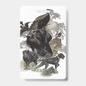 German Wirehaire Pointer Badge (Achterkant)