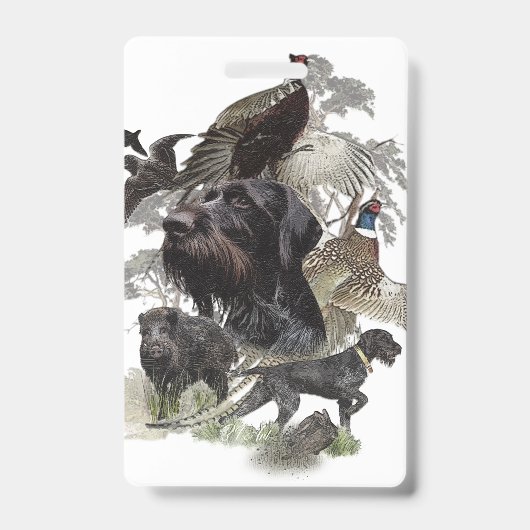 German Wirehaire Pointer Badge (Voorzijde)