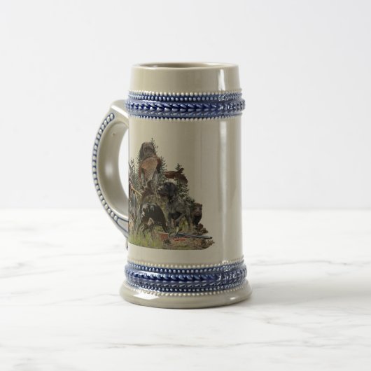 German Wirehaire Pointer Bierpul (Voorkant links)