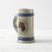 German Wirehaire Pointer Bierpul (Voorkant links)