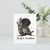 German Wirehaire Pointer Briefkaart (Staand voorkant)