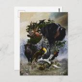 German Wirehaire Pointer Briefkaart (Voorkant / Achterkant)