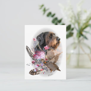 German Wirehaire Pointer Briefkaart