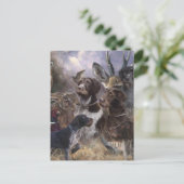 German Wirehaire Pointer Briefkaart (Staand voorkant)