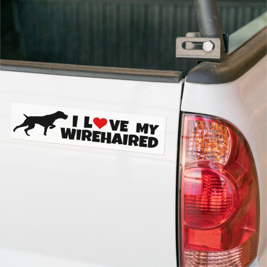 German Wirehaire Pointer Bumpersticker (Op Truck)
