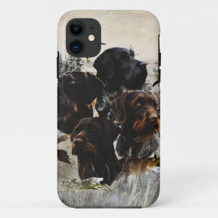 German Wirehaire Pointer iPhone 11 Hoesje
