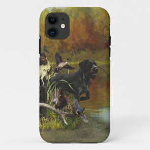 German Wirehaire Pointer iPhone 11 Hoesje