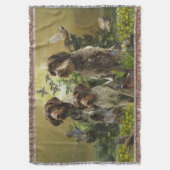 German Wirehaire Pointer Deken (Voorkant Verticaal)