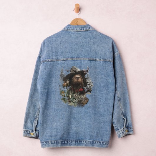 German Wirehaire Pointer Denim Jacket (Hangar)