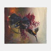 German Wirehaire Pointer Fleece Deken (Voorkant (Horizontaal))