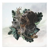 German Wirehaire Pointer Foto Afdruk (Voorkant)